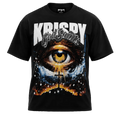 "THROUGH THE EYE OF KRISPY" oversized tee