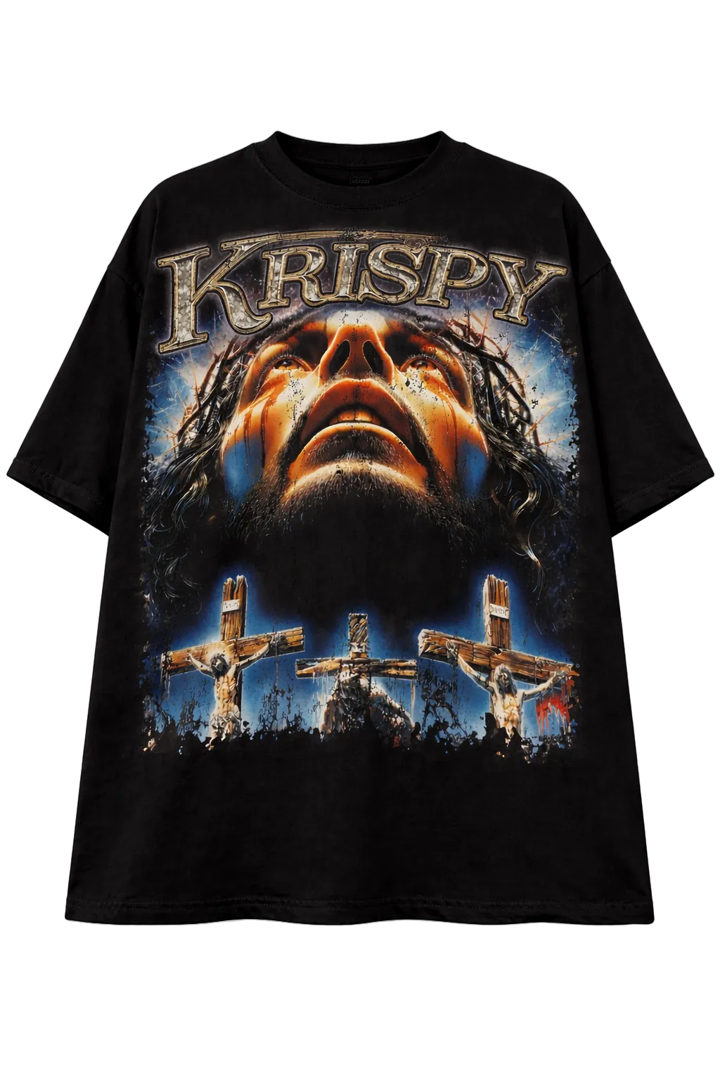 "KKINGDOM OF KRISPY" oversized tee